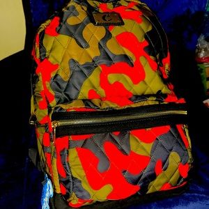 COPY - Cookies ~ V3 Quilted Backpack. Two Colors 1. Blue Camo 2. Red Camo